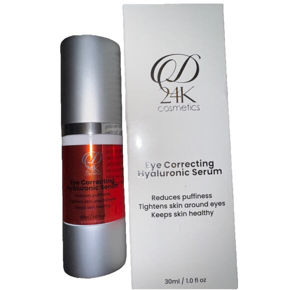 D24K Cosmetics Eye Correcting Hyaluronic Serum NIB 1 Oz. - Picture 1 of 6
